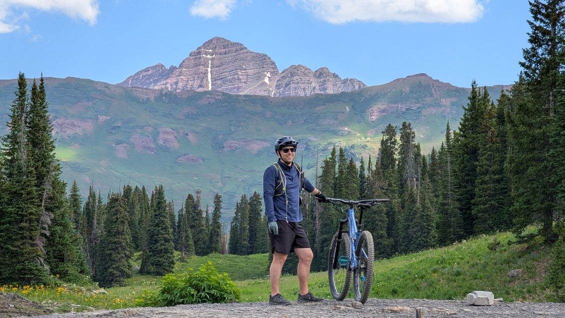 Alpenglow at Maroon Bells—CME adventure travel in the Rockies